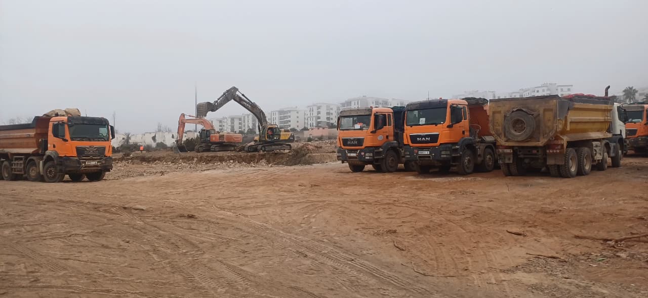 إيكو سيتي أكادير — صورة ميدانية من موقع المشروع في أكادير، المغرب